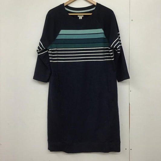 エルエルビーン L.L.Bean ワンピース ロングスカート XL 無地 紺 / ネイビー /  レディース USED 古着 中古 10146312