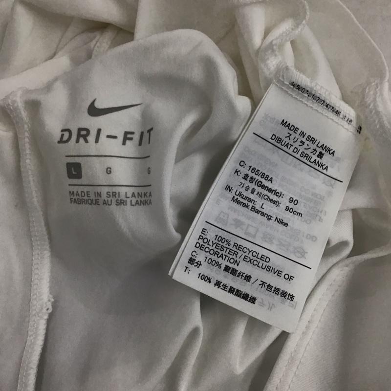 ナイキ NIKE タンクトップ タンクトップ AO9792-100 エラスティカ タンク トレーニングタンクトップ DRI-FIT タグ付き L ロゴ、文字 白 / ホワイト /  レディース USED 古着 中古 10135595