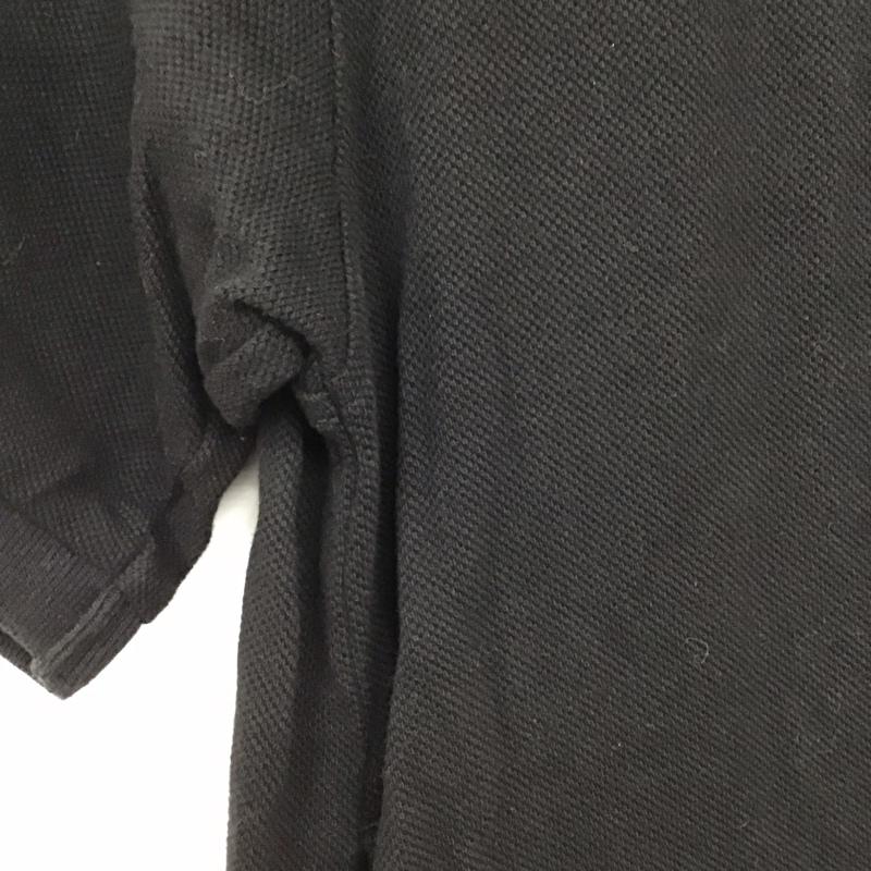 チャムス CHUMS ワンピース ロングスカート 半袖ポロシャツワンピース ロングワンピース ストレッチ L ロゴ、文字 黒 / ブラック /  レディース USED 古着 中古 10128934