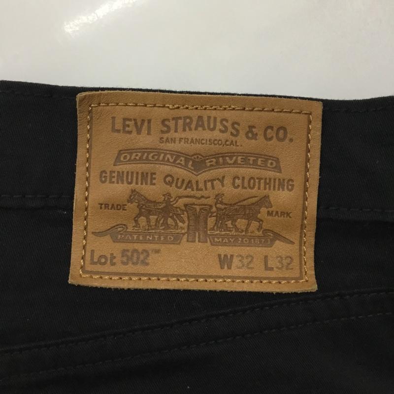 リーバイストラウスアンドコー Levi Strauss & co. パンツ デニム、ジーンズ スリムパンツ カジュアルパンツ ストレートパンツ ストレッチパンツ 32インチ 無地 黒 / ブラック /  メンズ USED 古着 中古 10120654