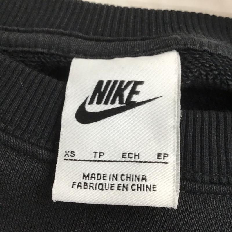 ナイキ NIKE トレーナー 長袖 XS 無地 黒 / ブラック /  レディース USED 古着 中古 10142749