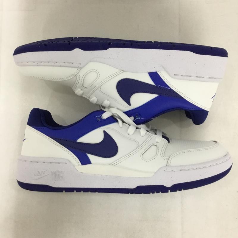 ナイキ NIKE スニーカー スニーカー FB1362-104 FULL FORCE LOW 27cm 27.0cm ロゴ、文字 白 / ホワイト / X 青 / ブルー /  メンズ USED 古着 中古 10140160