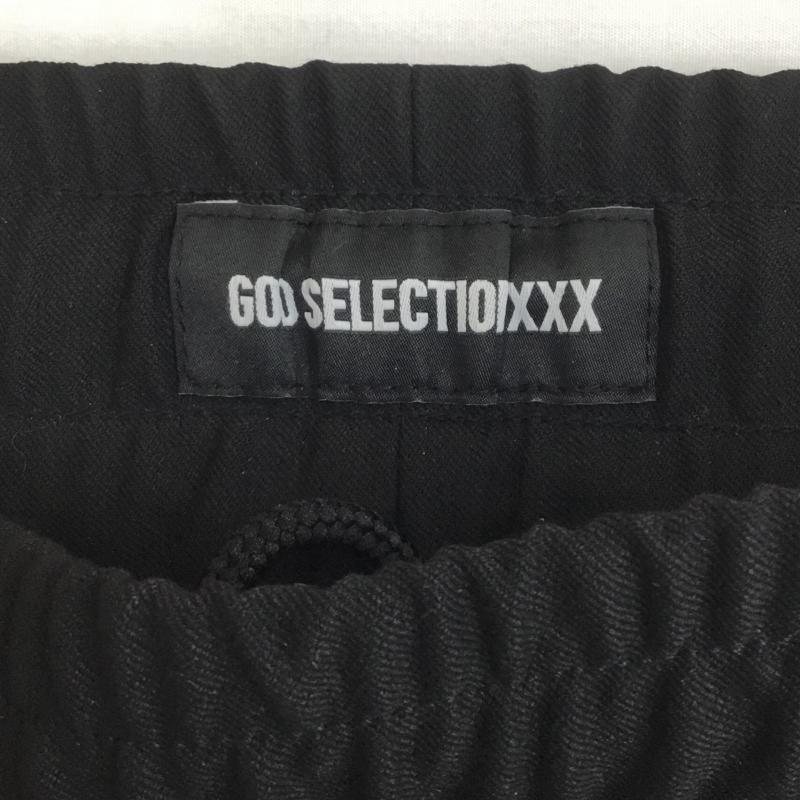 ゴッドセレクショントリプルエックス GOD SELECTION XXX ボトムス ボトムス イージーパンツ XL 無地 黒 / ブラック /  メンズ USED 古着 中古 10106153