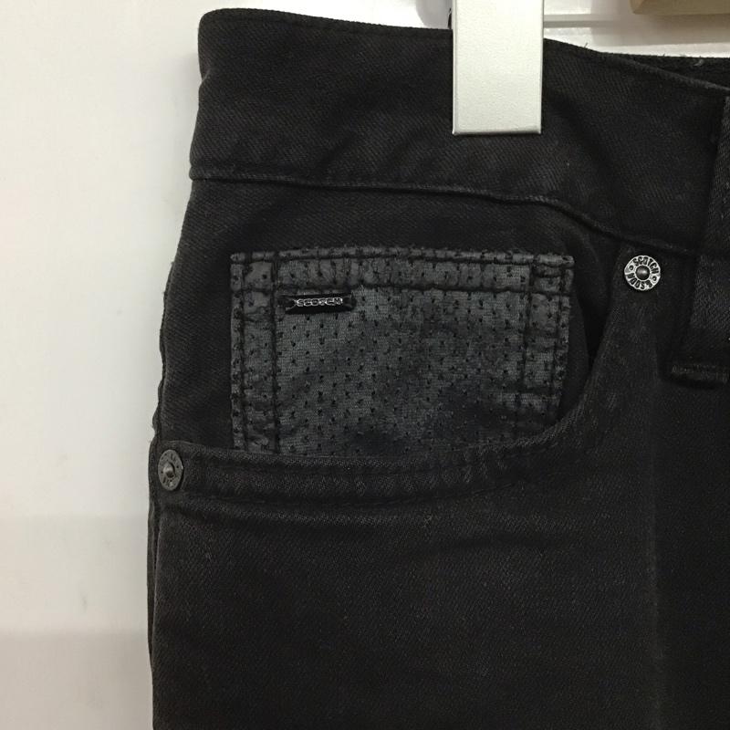 スコッチアンドソーダ SCOTCH＆SODA パンツ デニム、ジーンズ デニムパンツ スリムパンツ カジュアルパンツ ストレッチパンツ 30インチ 無地 黒 / ブラック /  メンズ USED 古着 中古 10148910