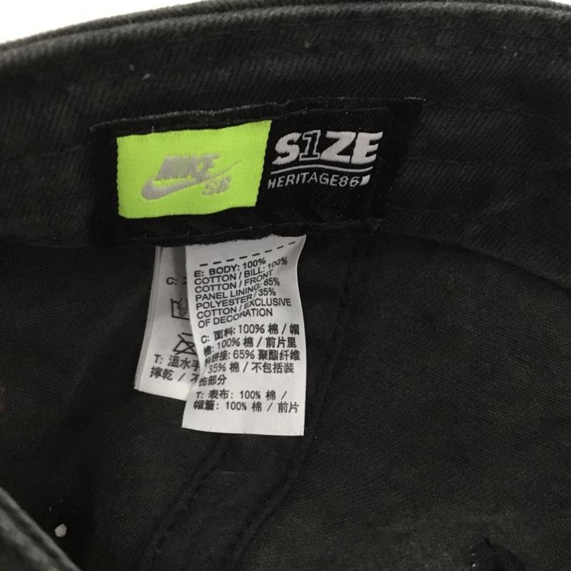 ナイキ NIKE 帽子 キャップ DH2042-010 SB ヘリテージ86 ロゴ、文字 黒 / ブラック /  メンズ USED 古着 中古 10136311