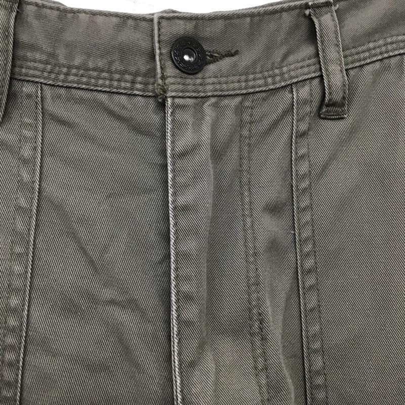 スローブイエナ SLOBE IENA パンツ ワークパンツ、ペインターパンツ カジュアルパンツ ワイドパンツ ミリタリーパンツ 38 無地 カーキ / カーキ /  レディース USED 古着 中古 10142709