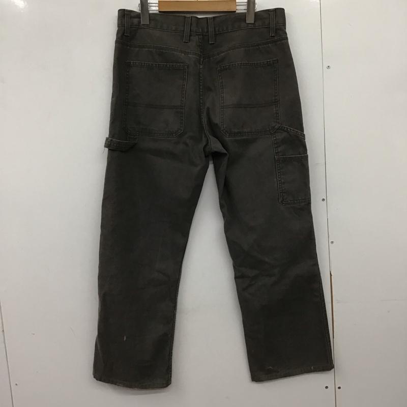 古着 USED パンツ ワークパンツ、ペインターパンツ ワークパンツ ワイドパンツ カジュアルパンツ 古着 34 無地 ダークグレー / ダークグレー /  メンズ USED 古着 中古 10148188
