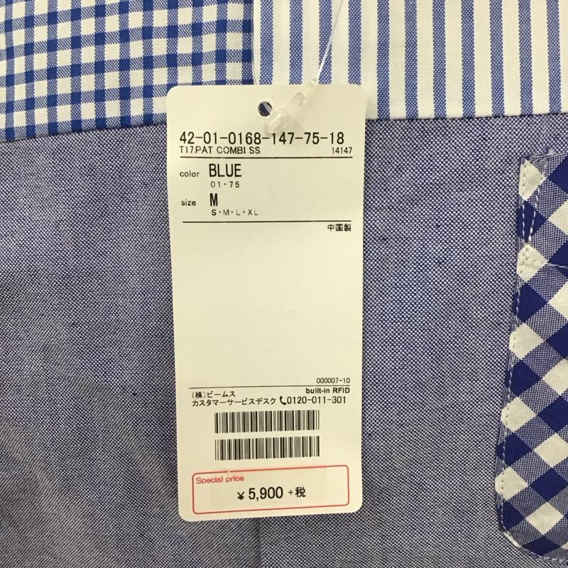 ビームス ハート BEAMS HEART シャツ、ブラウス 半袖 M 無地 マルチカラー / マルチカラー /  メンズ USED 古着 中古 10111224