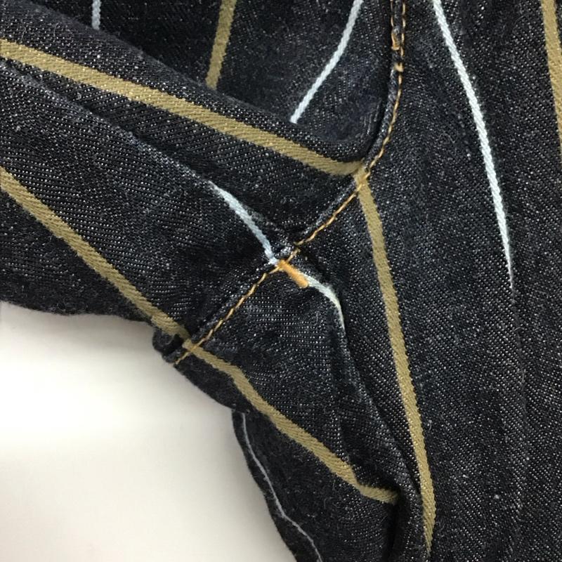 リーバイストラウスアンドコー Levi Strauss & co. パンツ デニム、ジーンズ デニムパンツ ワイドパンツ カジュアルパンツ 32インチ ストライプ マルチカラー / マルチカラー /  メンズ USED 古着 中古 10141925