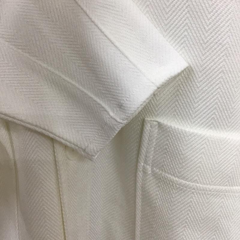 アースミュージックアンドエコロジー earth music&ecology カーディガン 長袖 1N33L1D0240 ヘリンボーン調Vネックカーディガン FREE 無地 アイボリー / アイボリー /  レディース USED 古着 中古 10141602