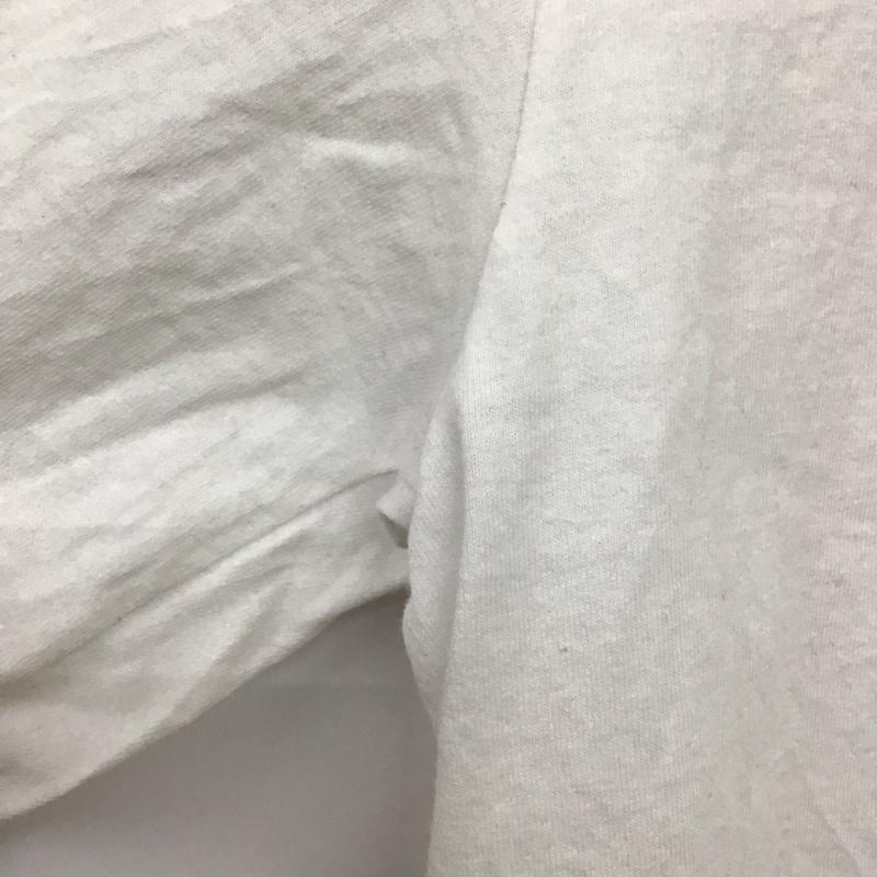 ステューシー STUSSY カットソー 長袖 長袖カットソー プリントカットソー クルーネック S ロゴ、文字 白 / ホワイト /  メンズ USED 古着 中古 10149191