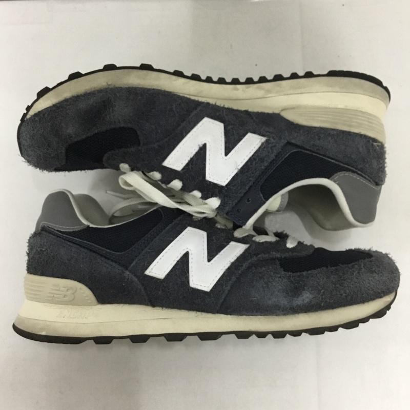 ニューバランス New Balance スニーカー スニーカー U574RH2 27.5cm 27.5cm ロゴ、文字 紺 / ネイビー /  メンズ USED 古着 中古 10134815