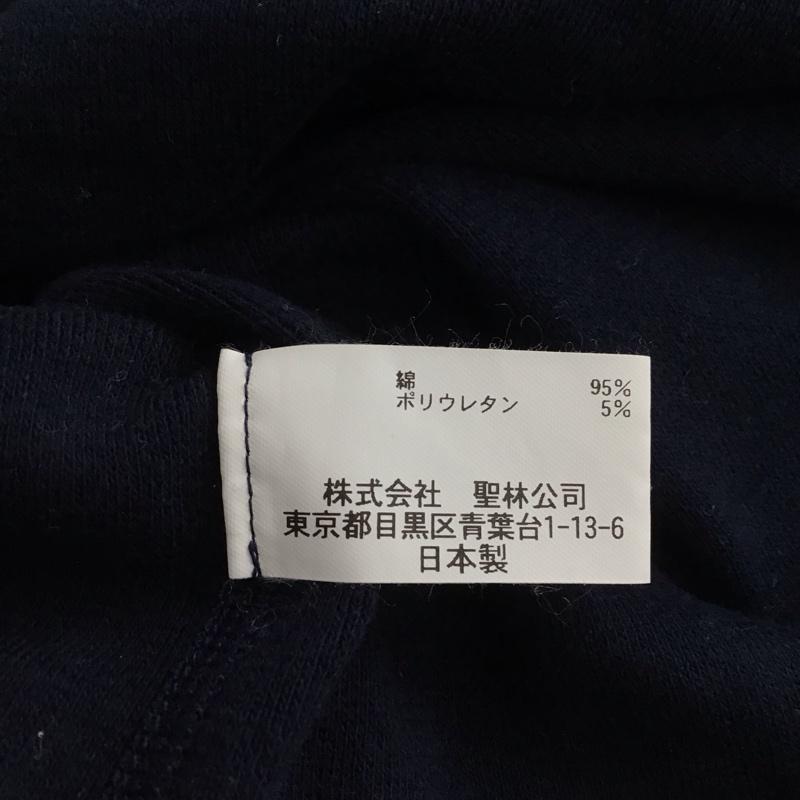 ハリウッドランチマーケット H.R MARKET Tシャツ 半袖 半袖カットソー 無地Tシャツ クルーネックカットソー 0 ロゴ、文字 紺 / ネイビー /  レディース USED 古着 中古 10135081