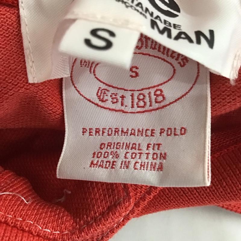 ブルックスブラザーズ BROOKS BROTHERS ポロシャツ 半袖 JUNYA WATANABE S 無地 赤 / レッド /  メンズ USED 古着 中古 10112008