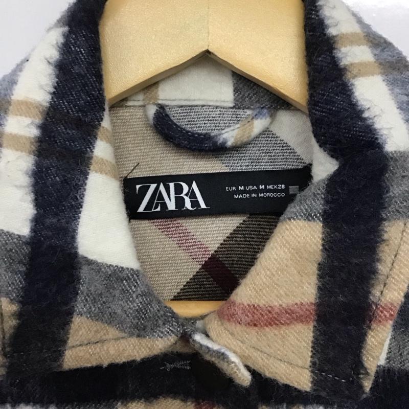 ザラ ZARA シャツ、ブラウス 長袖 M チェック マルチカラー / マルチカラー /  レディース USED 古着 中古 10142741