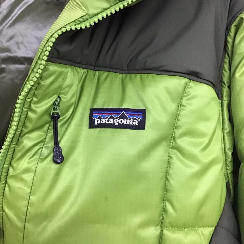 パタゴニア patagonia ジャケット、上着 ジャンパー、ブルゾン 84099f8 ダスパーカー ジップアップダウンジャケット S ロゴ、文字 薄緑 / ライトグリーン /  メンズ USED 古着 中古 10147363