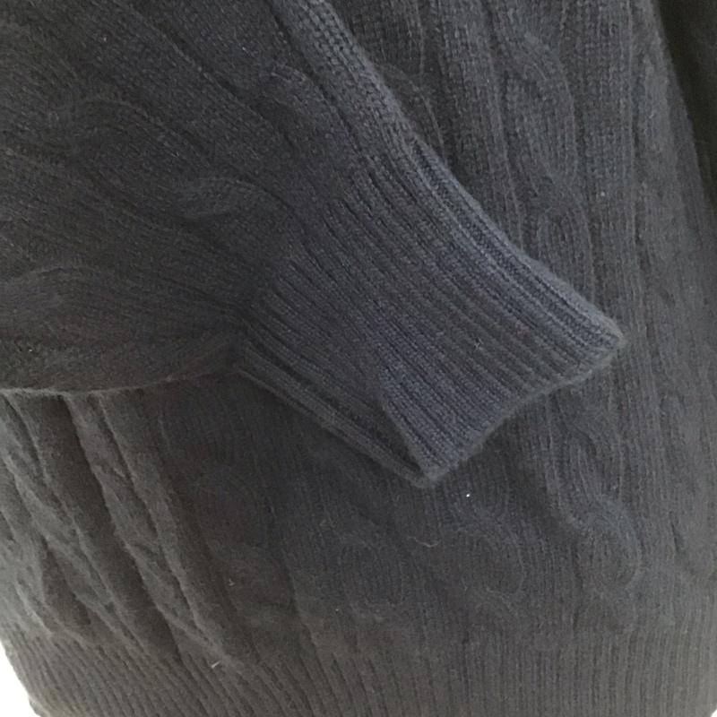 エルエルビーン L.L.Bean ニット、セーター 長袖 ハーフジップ S 無地 紺 / ネイビー /  メンズ USED 古着 中古 10111723