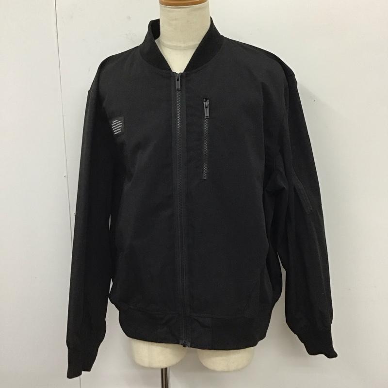 ジーユー GU ジャケット、上着 ジャンパー、ブルゾン XXL 無地 黒 / ブラック /  メンズ USED 古着 中古 10119524