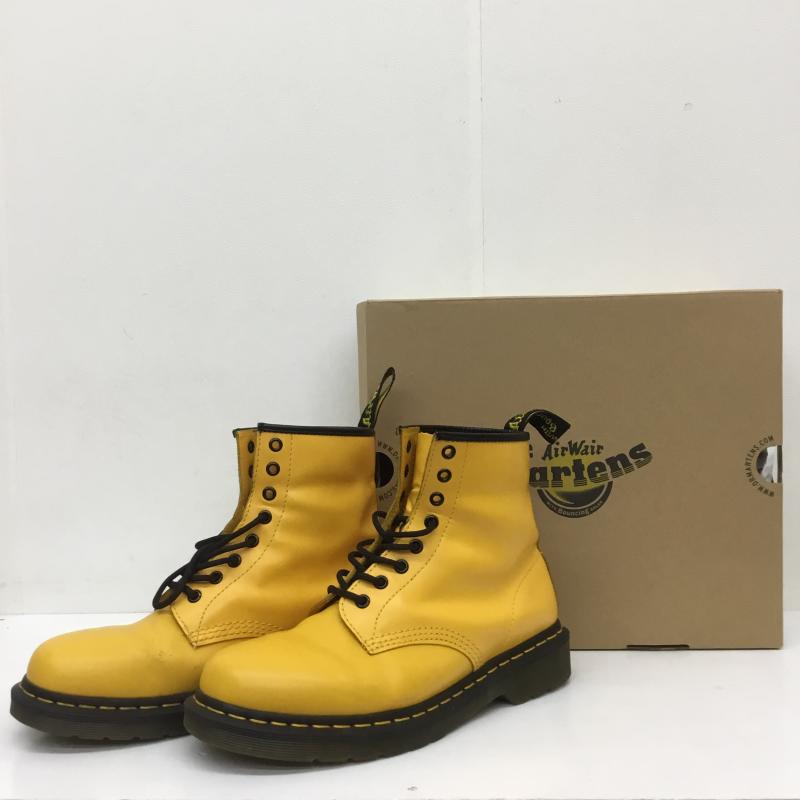 ドクターマーチン Dr.Martens 革靴 革靴 1460 8EYE BOOT YELLOW 24614700 US：9 無地 黄 / イエロー /  メンズ USED 古着 中古 10110126
