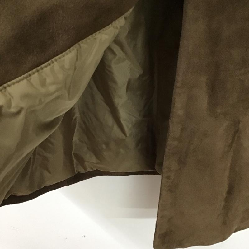 エス マックスマーラ S MAXMARA ジャケット、上着 ジャケット、ブレザー ロングコートジャケット アウター カラージャケット 42 無地 茶 / ブラウン /  レディース USED 古着 中古 10145106