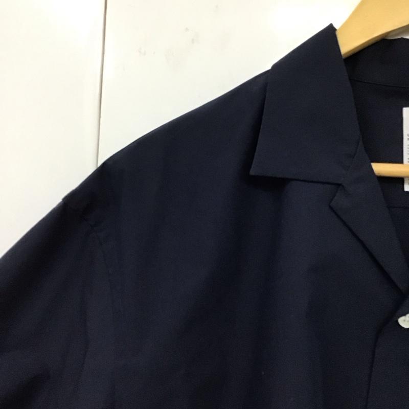 エムエックスピー MXP シャツ、ブラウス 半袖 半袖シャツ 無地シャツ カラーシャツ L 無地 紺 / ネイビー /  メンズ USED 古着 中古 10131496