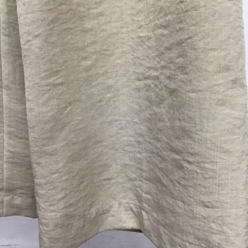 ジーナシス JEANASIS ボトムス ボトムス JS050356MC リネンライクストレートパンツ FREE 無地 ベージュ / ベージュ /  レディース USED 古着 中古 10109512
