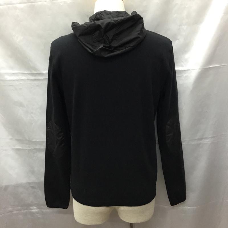 アーバンリサーチ URBAN RESEARCH パーカー 長袖 ジップパーカー 38 無地 黒 / ブラック /  メンズ USED 古着 中古 10108763