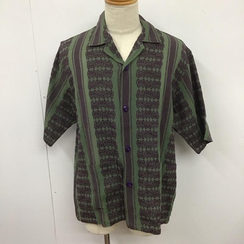 ニードルス Needles シャツ、ブラウス 半袖 半袖シャツ プリントシャツ ポケットシャツ L プリント マルチカラー / マルチカラー /  メンズ USED 古着 中古 10125510