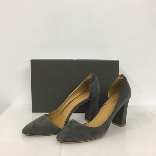 チェンバー CHEMBUR パンプス パンプス C64120-01MI ポインテッドトゥ 36 1/2 箱有 無地 灰 / グレー /  レディース USED 古着 中古 10133914