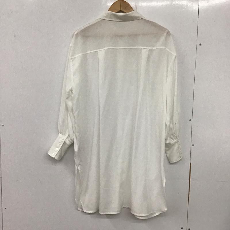 ジーナシス JEANASIS シャツ、ブラウス 長袖 JS063850MC FREE 無地 白 / ホワイト /  レディース USED 古着 中古 10139469