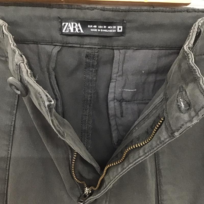 ザラ ZARA パンツ ワークパンツ、ペインターパンツ 0108/400/809 Cargo Pants 40 無地 チャコールグレー / チャコールグレー /  メンズ USED 古着 中古 10133633