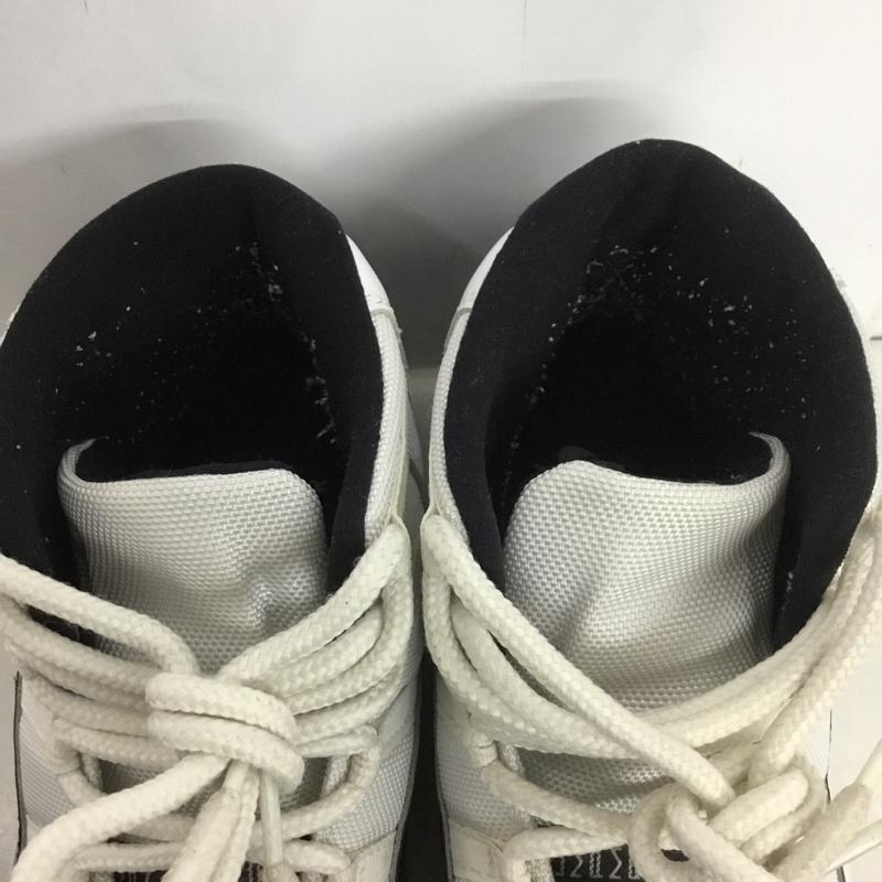ナイキ NIKE スニーカー スニーカー 378037-100 AIR JORDAN 11 RETRO 28.5cm 箱有 28.5cm ワンポイント 白 / ホワイト / X 黒 / ブラック /  メンズ USED 古着 中古 10142704