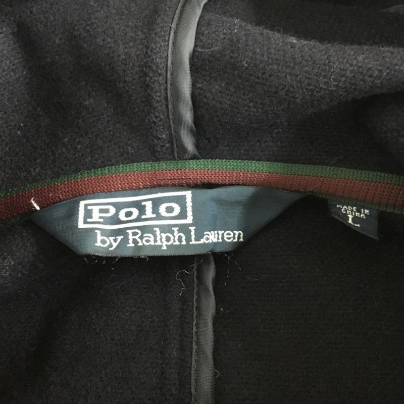 ポロバイラルフローレン Polo by RALPH LAUREN コート コート一般 長袖ロングコート アウター カジュアルジャケット ダッフルコート L 無地 紺 / ネイビー /  メンズ USED 古着 中古 10120091