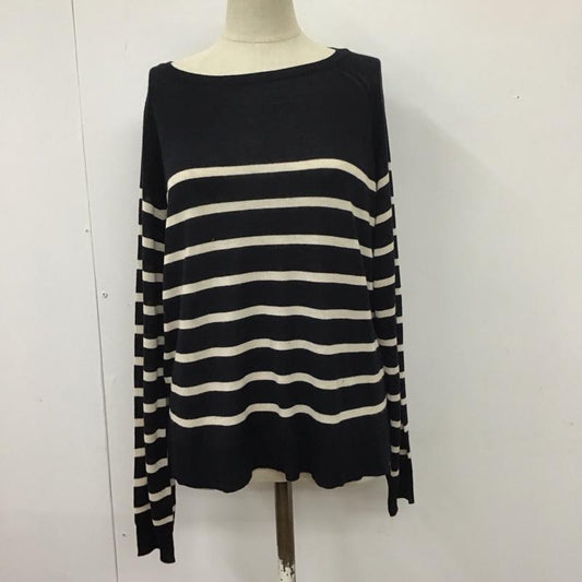 ザラ ZARA ニット、セーター 長袖 ボーダー S ボーダー柄 マルチカラー / マルチカラー /  レディース USED 古着 中古 10114141