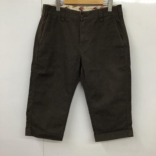 キャッツポウ CAT S PAW パンツ ショートパンツ ショートパンツ ハーフパンツ カジュアルパンツ 七分丈パンツ 32インチ 無地 茶 / ブラウン /  メンズ USED 古着 中古 10114698