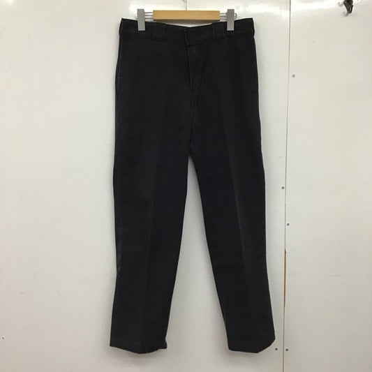 ディッキーズ Dickies パンツ ワークパンツ、ペインターパンツ ワークパンツ ワイドパンツ カジュアルパンツ 34 無地 黒 / ブラック /  メンズ USED 古着 中古 10150377