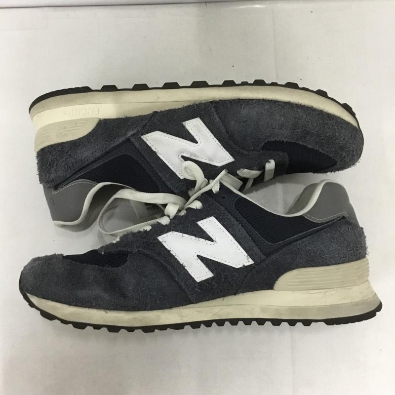 ニューバランス New Balance スニーカー スニーカー U574RH2 27.5cm 27.5cm ロゴ、文字 紺 / ネイビー /  メンズ USED 古着 中古 10134815