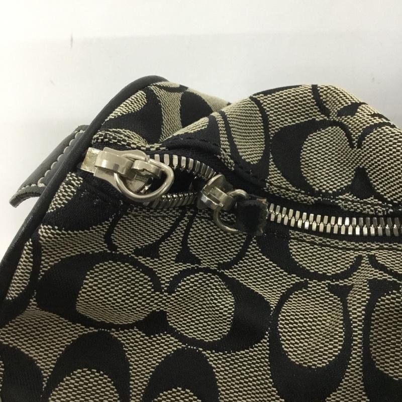 コーチ COACH ボストンバッグ ボストンバッグ 4253 シグネチャー 総柄 黒 / ブラック /  レディース USED 古着 中古 10134826