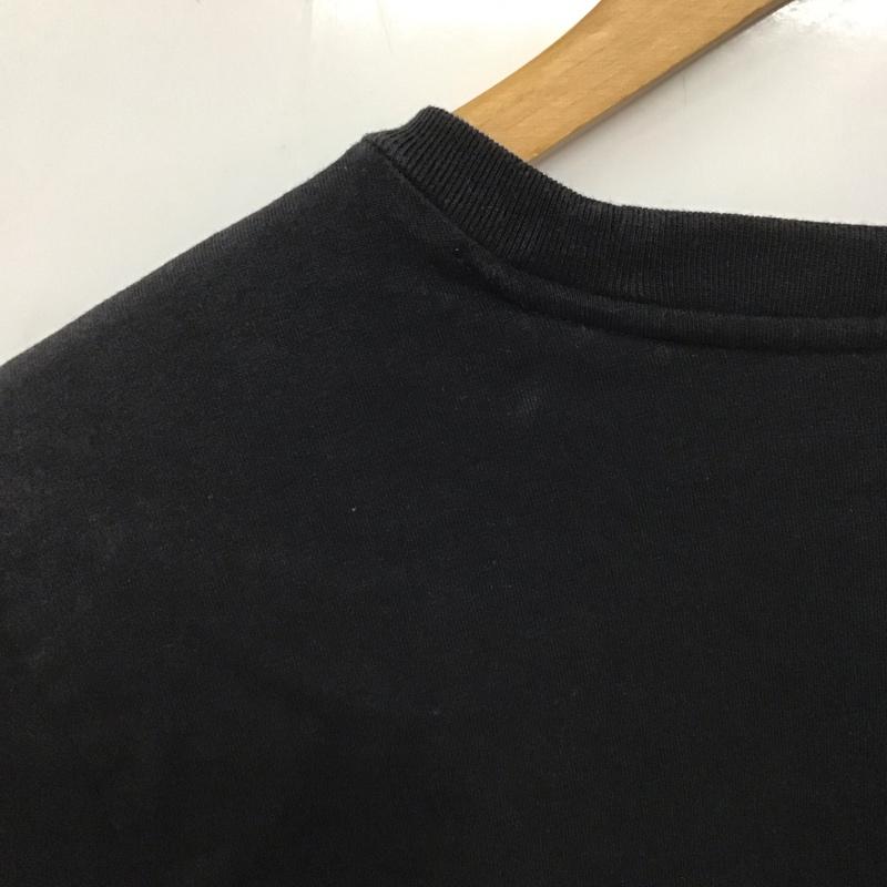 アディダス adidas Tシャツ 半袖 半袖カットソー プリントTシャツ クルーネックカットソー M プリント 黒 / ブラック /  メンズ USED 古着 中古 10135848