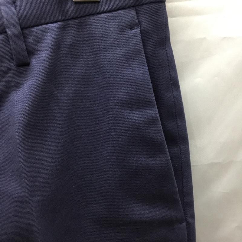 ポールスミス Paul Smith パンツ スラックス スラックスパンツ スリムパンツ カジュアルパンツ センタータックパンツ ストレッチパンツ M 無地 紺 / ネイビー /  メンズ USED 古着 中古 10120683