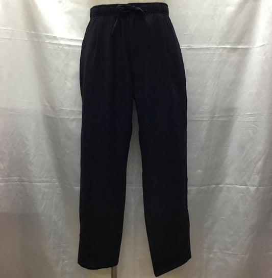 ユナイテッドアローズ N.J.B for UNITED ARROWS パンツ スラックス スラックスパンツ ワイドパンツ カジュアルパンツ ウエストゴム L 無地 紺 / ネイビー /  メンズ USED 古着 中古 10109422