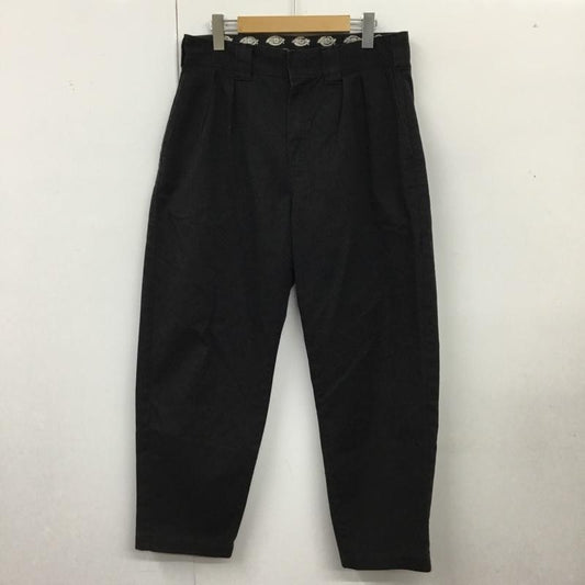 ディッキーズ Dickies パンツ ワークパンツ、ペインターパンツ ワークパンツ ワイドパンツ カジュアルパンツ 30インチ 無地 黒 / ブラック /  メンズ USED 古着 中古 10120095