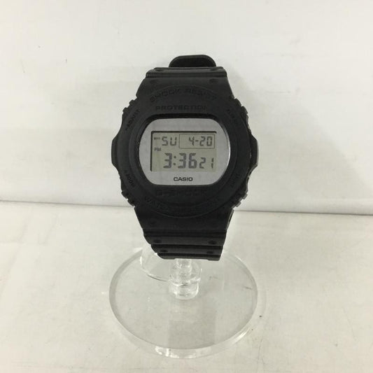 ジーショック G-SHOCK 腕時計 デジタル DW-5700BBMA メタリックミラーフェイス ロゴ、文字 黒 / ブラック /  メンズ USED 古着 中古 10129600