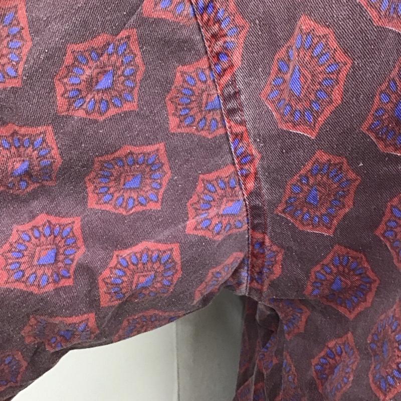 古着 USED シャツ、ブラウス 長袖 BLITZZ sports wear コットン 胸ポケット L 総柄 紫 / パープル /  メンズ USED 古着 中古 10107658