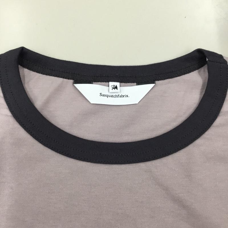 サスクワァッチファブリックス SASQUATCHfabrix. Tシャツ 半袖 23aw-ts5-001 TSHIRTGENERICCITY 半袖カットソー プリントTシャツ クルーネックカットソー M ロゴ、文字 紫 / パープル /  メンズ USED 古着 中古 10112330