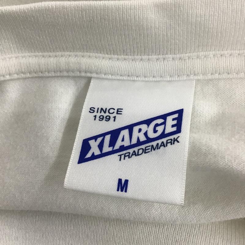 エクストララージ XLARGE Tシャツ 半袖 M ロゴ、文字 X プリント 白 / ホワイト /  メンズ USED 古着 中古 10106087