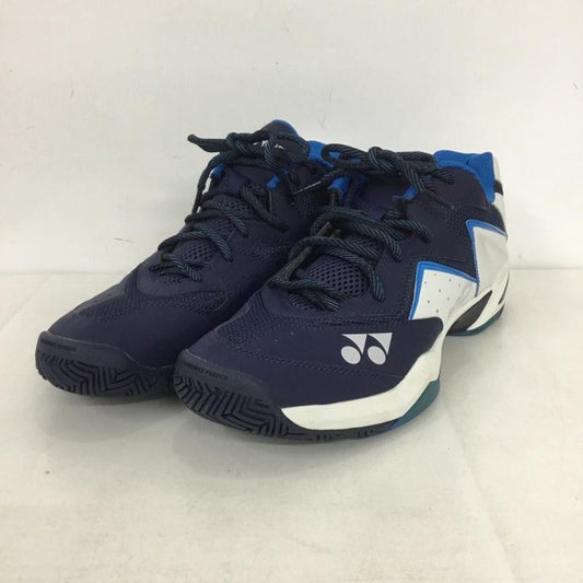 ヨネックス YONEX スニーカー スニーカー SHT207D テニス オールコート用シューズ パワークッション207D 27cm 27.0cm ロゴ、文字 紺 / ネイビー / X 白 / ホワイト / X 青 / ブルー /  メンズ USED 古着 中古 10142481