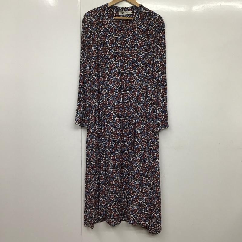 ザラ ZARA ワンピース ロングスカート 4886/262/606 M 総柄 X 花柄 マルチカラー / マルチカラー /  レディース USED 古着 中古 10131478