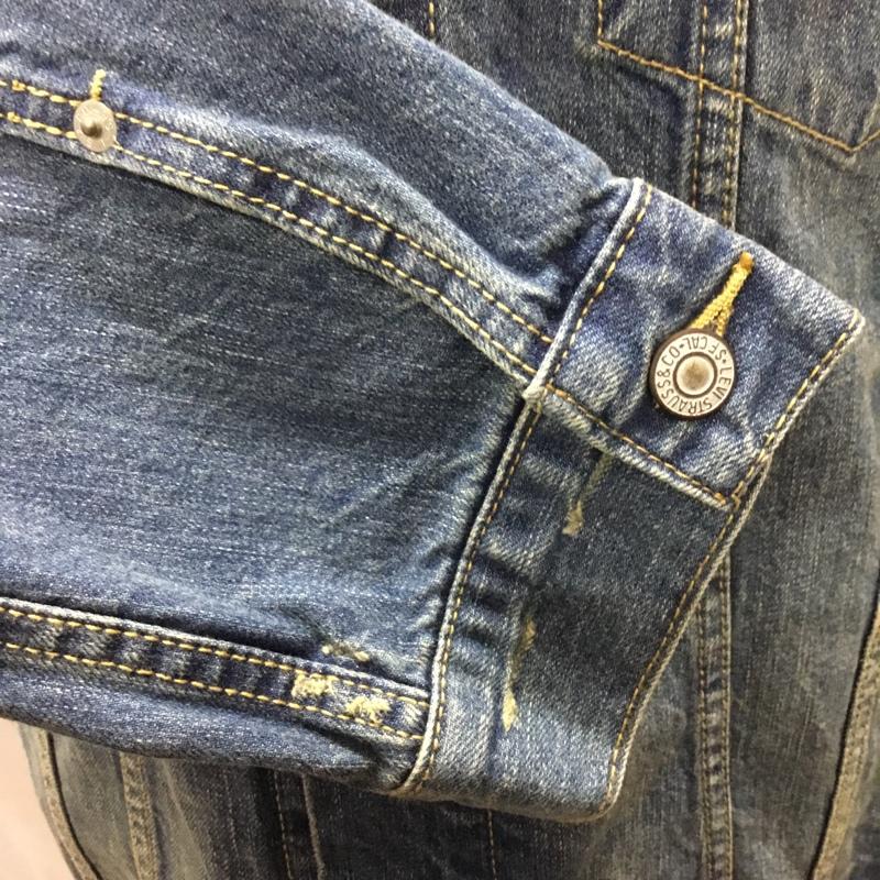 リーバイストラウスアンドコー Levi Strauss & co. ジャケット、上着 ジャケット、ブレザー デニムジャケット カラージャケット 長袖ジャケット Gジャン XL 無地 インディゴ / インディゴ /  メンズ USED 古着 中古 10112481
