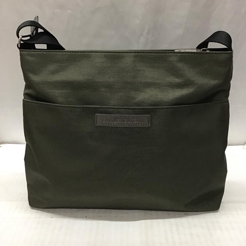 シャルルジョルダン CHARLES JOURDAN ショルダーバッグ ショルダーバッグ ロゴ、文字 カーキ / カーキ /  レディース USED 古着 中古 10115843